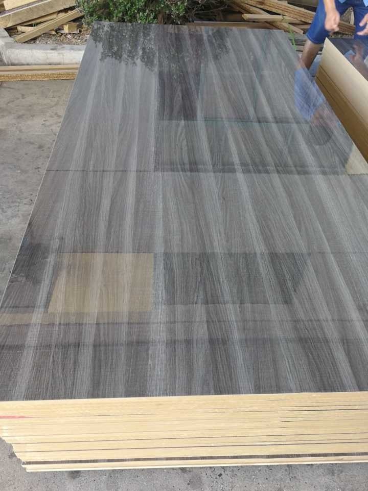 gloss wood grain scratch proof acrylic panel ,acrylic mdf board in fibreboard