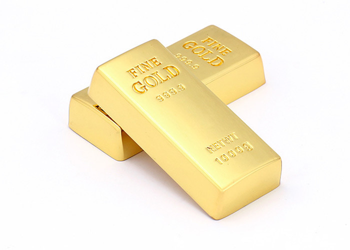 USB Factory supply 16G 3.0 metal material gold bar USB with customized logo show life brand