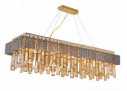 Anti Corrosion Smoked Glass Modern Crystal Chandelier AC110V- 240V