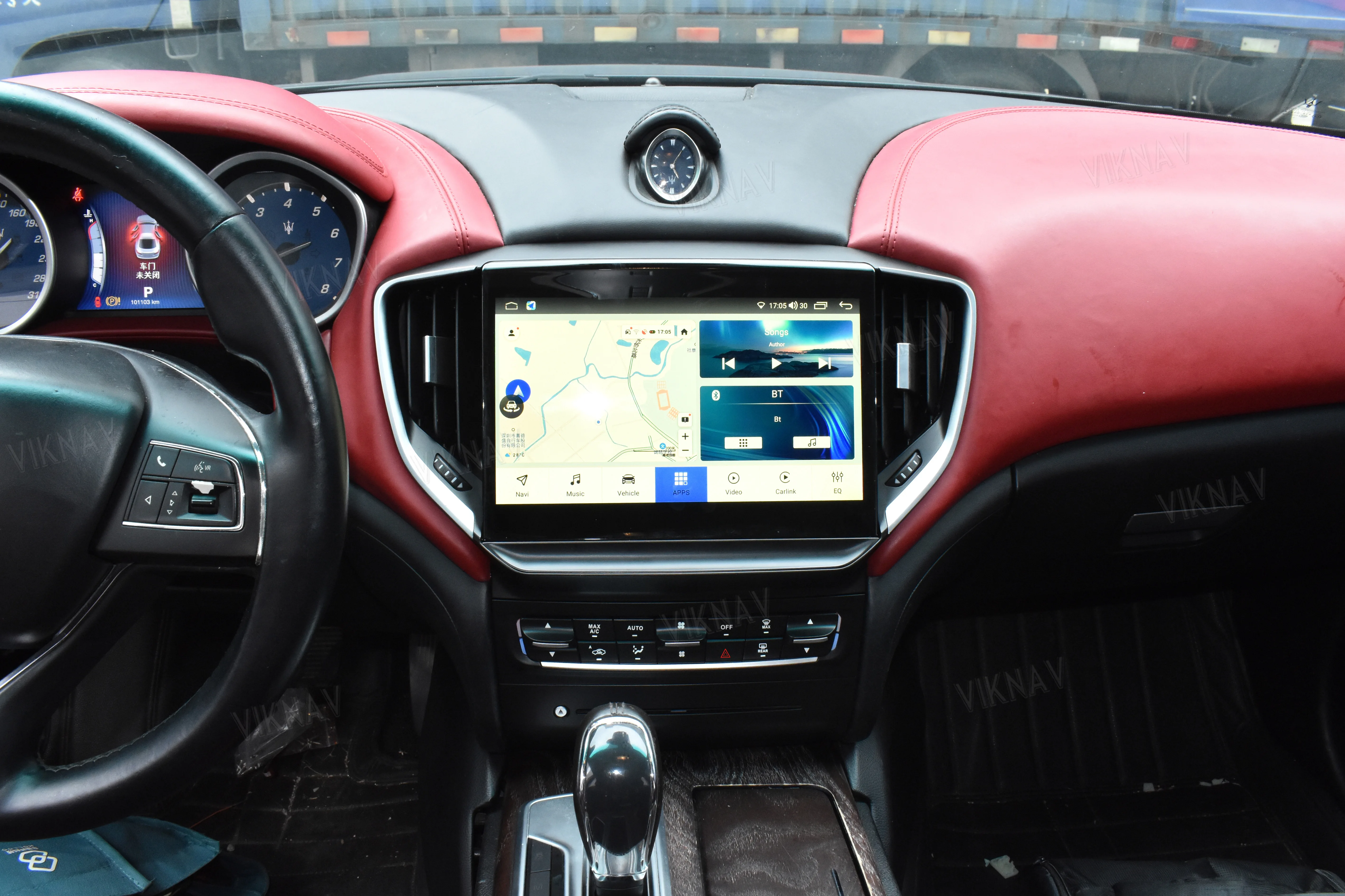 2013-2017 Maserati Ghibli Aftermarket Radio Wireless Carplay Android 10.4 Inch