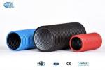 SN6 1800mm PE Double Walled Drain Pipe Flame Retardant High Strength