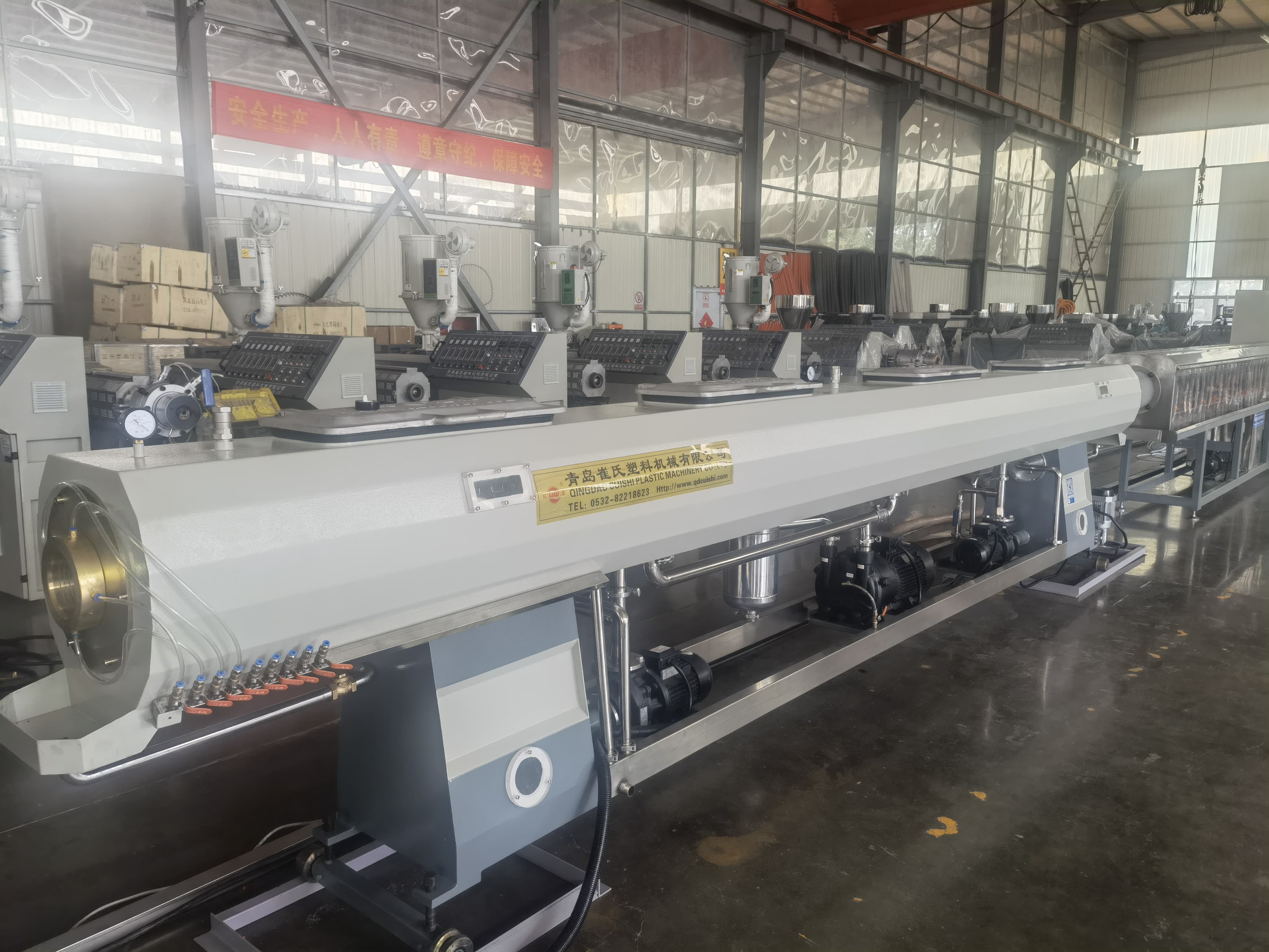 Upgrade PE MPP Pipe Production Customizable PE Pipe Extrusion Line Featuring 33 1-38 1 Screw L/D Ratio And Motor Made