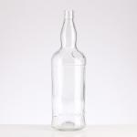 Clear 750ml Glass Vodka Liquor Wine Whiskey Bottle for Clients' Specific