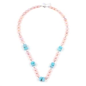 Wholesale 6mm Bead Fresh Water Pearls Necklace Jewelry Healing Energy from china suppliers