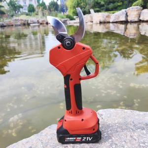 Wholesale Rechargeable Battery Electric Pruner Shears 21V Cordless Electric Pruning Scissors from china suppliers