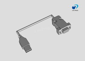 Wholesale USB Cable Assemblies, 3.0 USB 9-Position Plug, AM to D-SUB 9PIN Female, Double-Ended, Standard, 28AWG Wire Size, Black from china suppliers