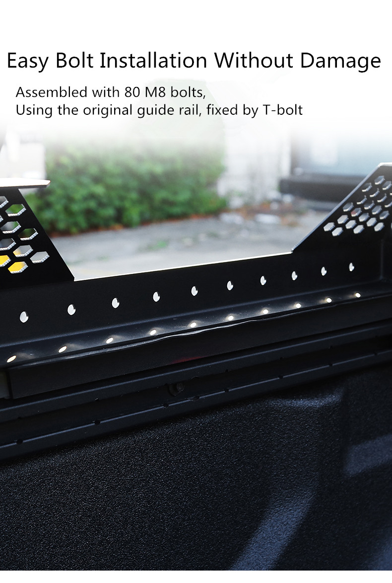 Steel Pick up Truck Luggage rack Bed rack Truck Rack system for Toyota Ford DMAX 46kg