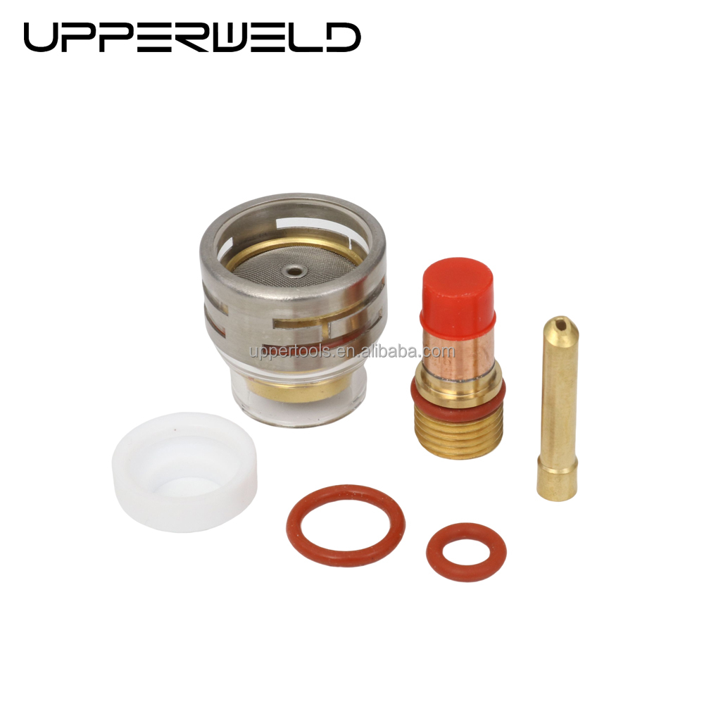 WP17 18 26 Tig Consumables Torch 14 54NQCN Gas Lens Wedge Collect Pyrex Glass Cup Kit