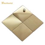 Smooth Cold Rolled Stainless Steel Plate Gold Rose Green Four Feet