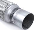 2.25" X 8" 57mm Stainless Steel Exhaust Flex Pipe Heavy Duty 12" Ol