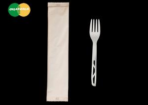 Wholesale Individually Wrapped Food Grade Disposable Cutlery Biodegradable Transparent from china suppliers