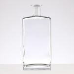 Luxury Clear Glass Bottle for Whisky 500ml 700ml High End Acceptable Customer's