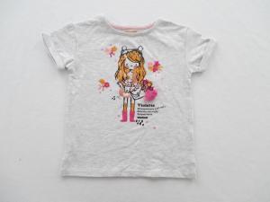 Wholesale Short Sleeve Baby Girl Tees Lovely Girl Print from china suppliers