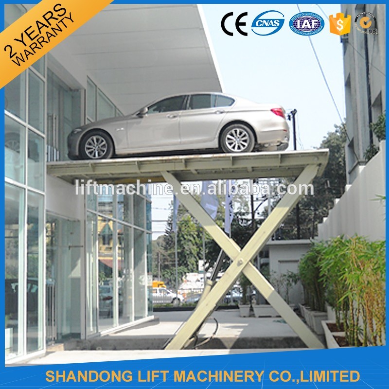 Vertical Parking System Car Mini Lift Residential Pit Garage Parking Car Lift