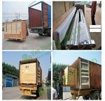 Low-e glass gray color aluminium folding glass door bi-fold door,bi fold door