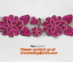 Golden Venise Lace Trim Flower Motif Ribbon Crafts