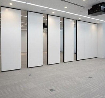 Decorative Modern Movable Office Partition Walls Hang Track On The Ceiling