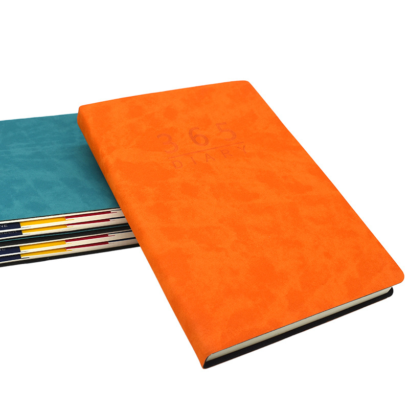 Custom Color A5 Pu Leather Cover Notebook for Personalized Leather Agenda Notebooks