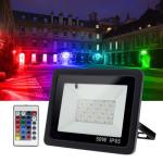 270 Degrees 100 W 50 W RGB Outdoor LED Flood Lights