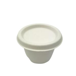 Wholesale 100 % Biodegradable Sugarcane Fiber Cups Disposable Sauce Cup Portion Cup from china suppliers