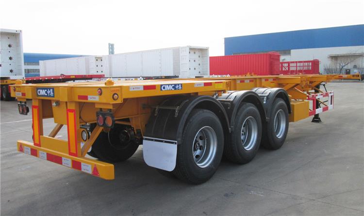 40 Feet Cargo Intermodal 12400mm Container Trailer Chassis