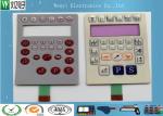 Custom Membrane Switch Panel Poly Dome 0.175mm PET Overlay Pink Window