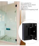 8-12 mm Toughened Glass Shower Door Hinge in Solid Brass Material for Hotel