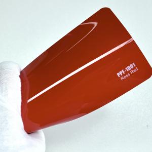 Wholesale Ross Red Hydrophobicity 1.52X16m color paint protection film matte ppf wrap from china suppliers