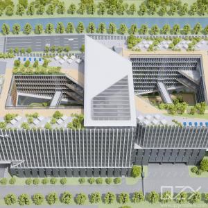Wholesale TP-Link Hangzhou Headquarters 1/300 Acrylic Model Designed for Sea Transportation from china suppliers