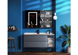Wholesale MDF boards Bathroom Basin Units , ISO9001 Bathroom Single Sink Vanities from china suppliers