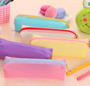 Wholesale Fashionable Cute Candy PVC Pencil Bag , Colorful PVC Stationery Bag from china suppliers