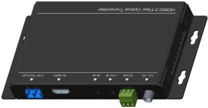 Wholesale 4K@60Hz 4:4:4 color HDMI2.0 fiber optic extender with EDID and HDCP from china suppliers