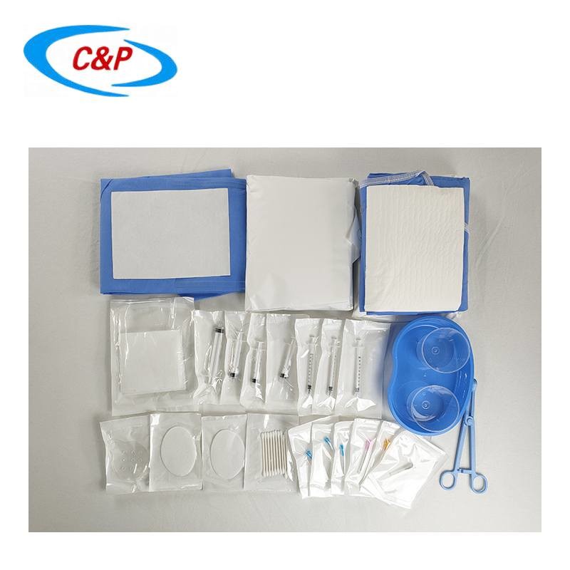 Non Woven Ophthalmic Surgical Pack Blue Drapes For Patient