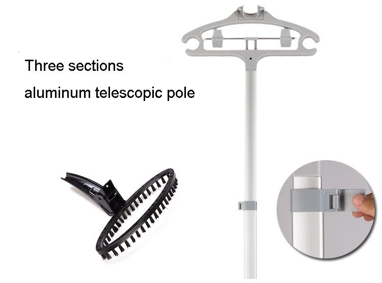 Adjusting Pole Portable Travel Steamer For Clothes
