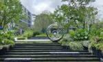 Contemporary Outdoor Abstract Metal art Landscape Sculpture