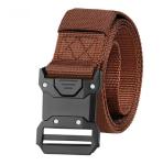 Men's Tactical Belt Outdoor Nylon Woven Workwear Belt With Alloy Buckle