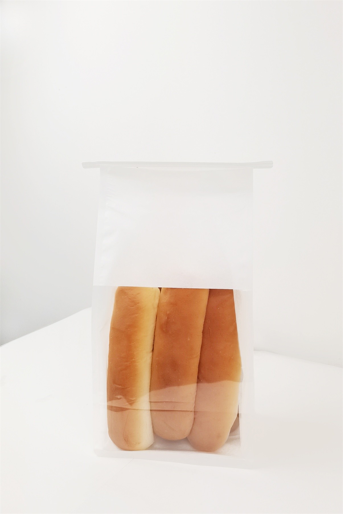 OEM 250g Bread Packaging Bags Kraft Gusset Bags With Tin Tie Top Seal