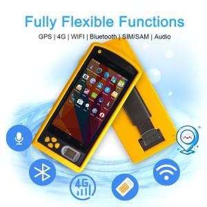 Wholesale China 5 inch PDF417 Waterproof Dropproof 4G Android Biometrics Fingerprint Scanner for School Time Attendance from china suppliers