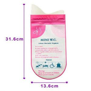 Wholesale 700CC Urine Bag Disposable Camping Collection Emergency Urinal Bag for Men and Women Portable Pee Bag for Travel Traffic jam from china suppliers
