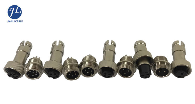 Waterproof 5M 2Pin GX12 Extension Aviation Cable Car Monitoring System