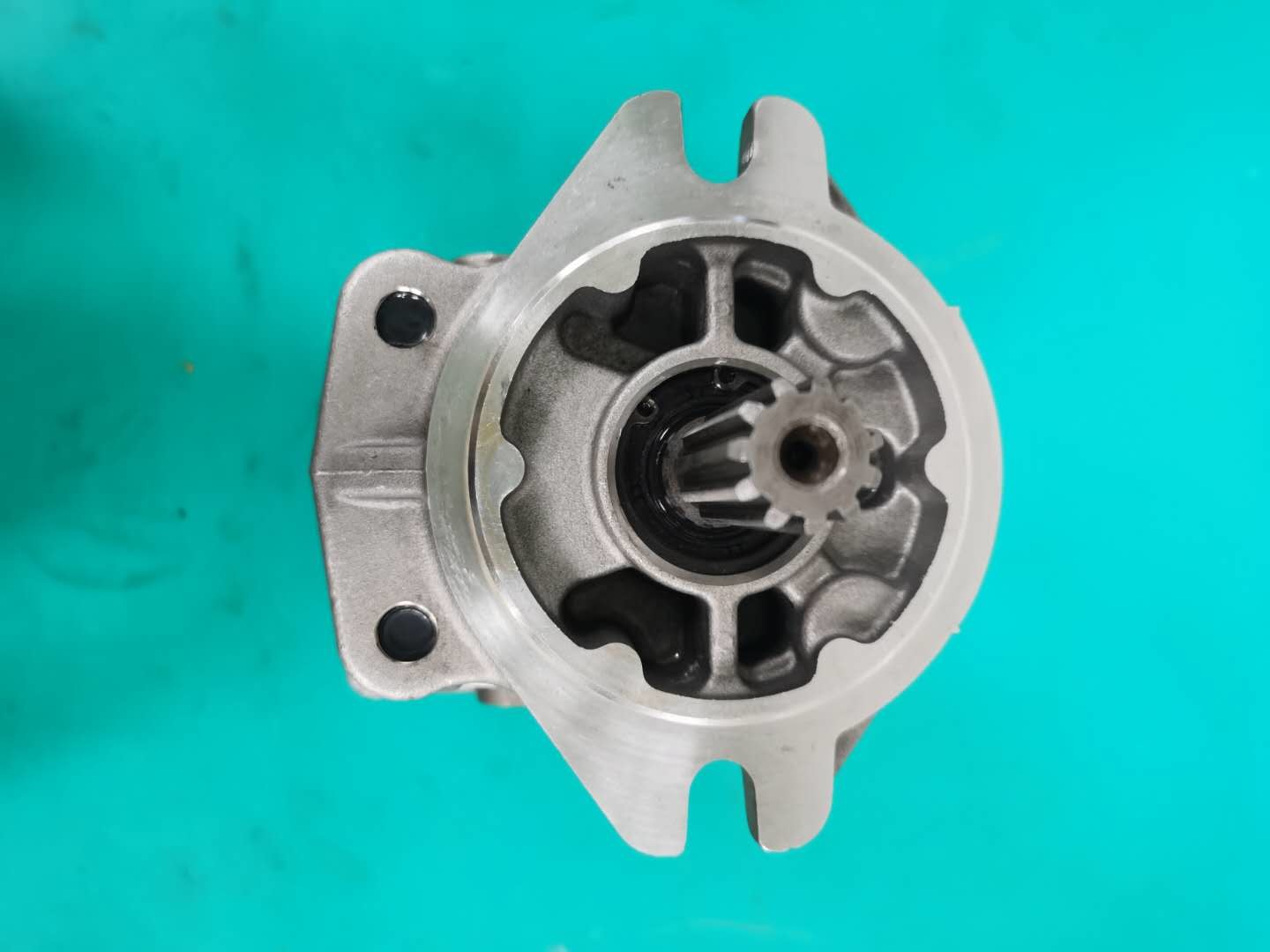 705-41-08180 PC07 Excavator Gear Pump SBR10+10+6+2.5 Silver Color