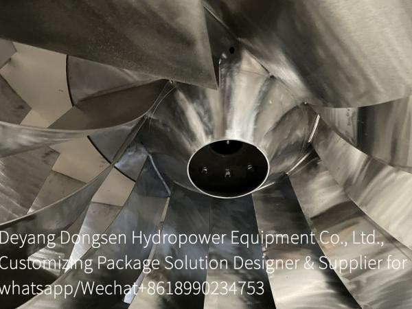 Runner Diameter 0.5 10 Meters Stainless Steel Water Power Turbine for Eco