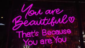 Wholesale You are beautiful neon sign wall lighting deco led neon lighting from china suppliers