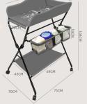Custom Logo Foldable Baby Changing Table For Home School Hotel High Strength