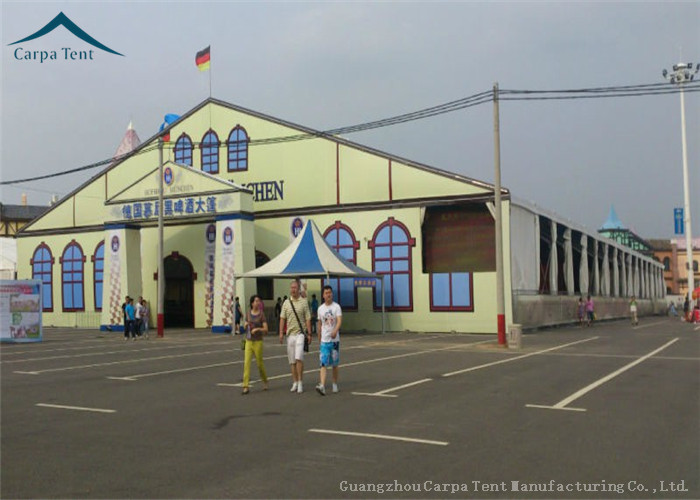 Customized Warehouse Tents Temporary Building Structures For Industry White