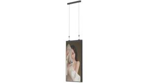 Wholesale 55 Inch Ultra Narrow Shop Window Hanging Displays , Indoor LCD Advertising Player from china suppliers