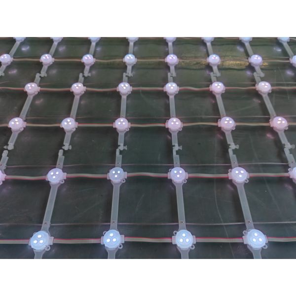 RGB LED Mesh Wall DC12V IP67 LED Pixel Mesh Screen For Outdoor Decoration