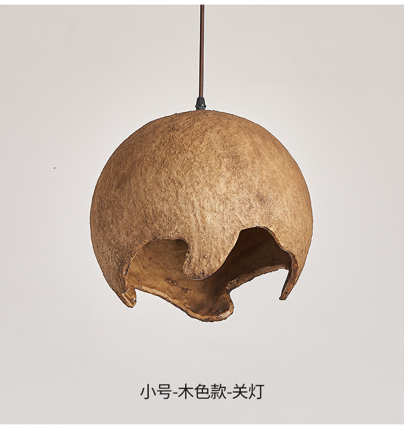 Restaurant Dining Island LED Chandelier Modern Cafe Bar Study Bedroom Light Wabi Sabi pendant lamp(WH-VP-163)