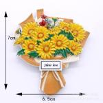 Cute Flower Customized Logo 3D Soft PVC Rubber Fridge Magnets 2D 3D For Fridge