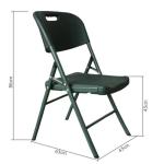 Outdoor Field Blow Molding Chair Camping Lightweight Military Green Conference